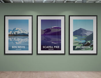 Three Peaks Challenge Art Print Landscapes, 2 of 5