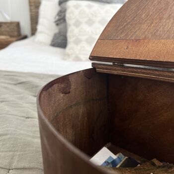 Vintage Wooden Sewing Box, 6 of 7