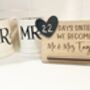 Personalised Wedding Countdown Plaque, thumbnail 3 of 6