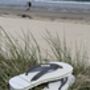 Natural White Rubber Flip Flops, thumbnail 4 of 10