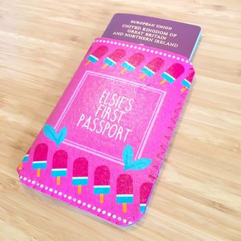 Personalised Children's First Passport Holder, 3 of 4