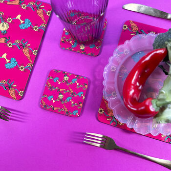 True Love=Vegetables Set Of Four Placemats, 3 of 3