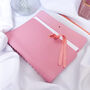 Personalised Vegan Leather Notebook | Dusky Pink, thumbnail 3 of 3