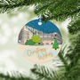 Newcastle Utd Christmas Wooden Bauble, Football Xmas Gift, thumbnail 1 of 2