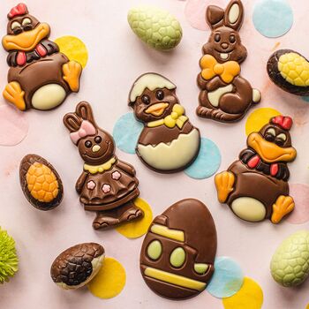 'Choccy Chums' Easter Chocolate Assortment, 3 of 5