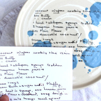 Personalised Handwritten Recipe Plate, 4 of 9