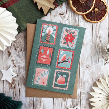 Midcentury Christmas Card Multipack Of 10 Or 20, 11 of 12
