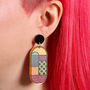 Graphic Pattern Acrylic Earrings, thumbnail 3 of 9