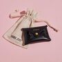 Personalised Black Leopard Leather Card + Coin Purse, thumbnail 4 of 5