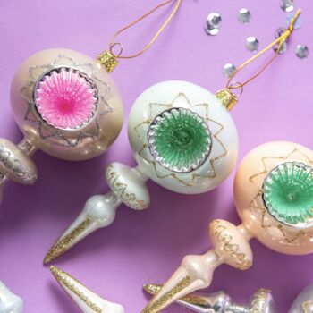 Vintage Style Sherbet Luxe Bauble, 4 of 5