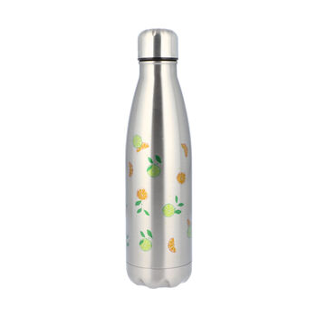 Oranges And Limes Fruit Metal Thermos Water Bottle, 2 of 5