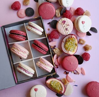 Valentines Macaron Gift Box A Love Letter From Paris, 7 of 9
