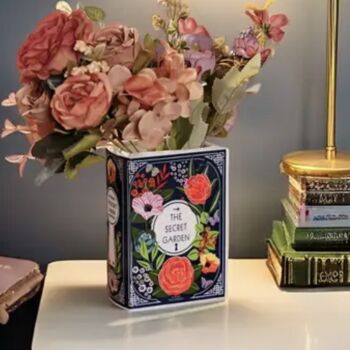 Porcelain Book Vase The Secret Garden, 3 of 3