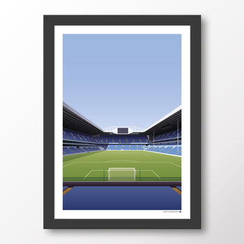 Tottenham White Hart Lane Paxton Road End Poster, 6 of 6