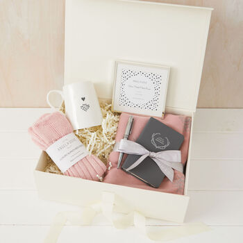 'Sending Warm Hugs' Large Luxury Sympathy Gift Hamper, 10 of 12