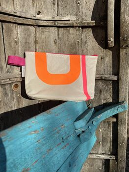 No3 Small Upcycled Versatile Sailcloth Pouch, 7 of 7