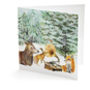 Snowy Woodland Animals Christmas Card, thumbnail 3 of 3