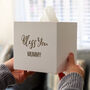 Personalised Tissue Box Holder Bless You, thumbnail 2 of 6