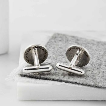 Personalised Coded Coordinate Cufflinks, 3 of 4