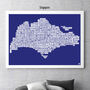 Typographic Map Commission, thumbnail 10 of 12