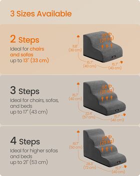 Dog Stairs Pet Steps Waterproof Ramp, 2 of 6