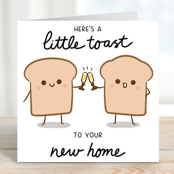 Here's A Little Toast To Your New Home Card, 2 of 3