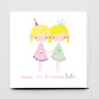 Happy Birthday Bestie Greeting Card, thumbnail 6 of 6