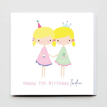 Happy Birthday Bestie Greeting Card, 6 of 6