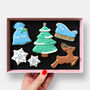 Personalised Festive Night Christmas Letterbox Iced Cookies, thumbnail 1 of 12