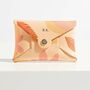 Personalised Tropical Print Leather Card + Coin Purse, thumbnail 2 of 5