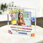 Personalised Kids Birthday Photo Acrylic Block, thumbnail 1 of 3