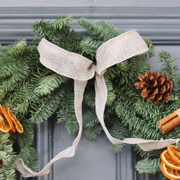 Make Your Own Luxury Fresh Pine Christmas Wreath Kit, 2 of 6