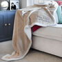 Personalised Maternity Mummy And Me Neutral Blanket, thumbnail 2 of 11