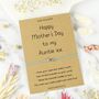 Happy Mother's Day To My Auntie Wish Bracelet, thumbnail 1 of 4