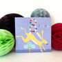 Happy Hare 8th Birthday Card, thumbnail 4 of 5