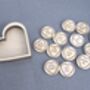 Personalised Wooden Love Hearts And Dish, thumbnail 4 of 4