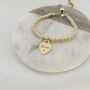 Engraved Memorial Yellow Gold Sweetie Slider, Wing, thumbnail 1 of 5