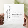 Personalised Congratulations Wedding Day Card, thumbnail 1 of 3