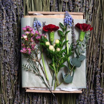 Gift Wrapped Fresh Flower Botanical Box, 6 of 10