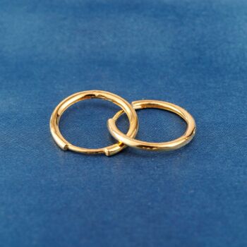 Classic Gold Hoop Earrings, 5 of 7