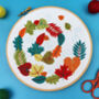 Autumn Leaves Embroidery Kit, thumbnail 4 of 8