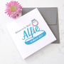 Personalised New Baby Card In Pink Or Blue, thumbnail 2 of 3