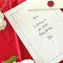 Traitors Style Birthday Faithful Love Letter, thumbnail 9 of 9