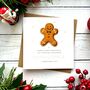 First Christmas Gingerbread Christmas Card, thumbnail 1 of 4