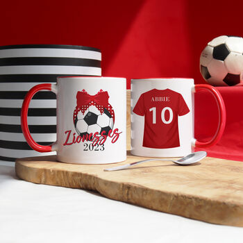 Womens World Cup Lioness Mug, 4 of 8