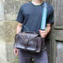 'Emerson' Traditional Leather Camera Bag In Chestnut, thumbnail 1 of 8