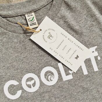 Cool It Climate Change Men's Organic T Shirt, 4 of 7