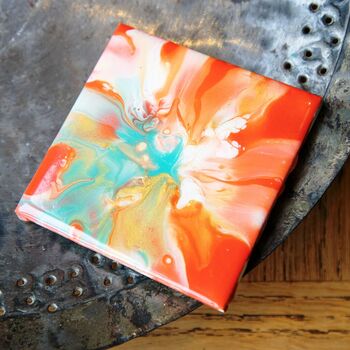 Sold Flowery Design Ceramic Coasters | Set Of Two/Four, 2 of 8