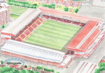 Bristol City Old Stadium Canvas, 2 of 6