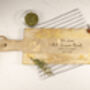 Personalised 'New Home' Mango Wood Serving Board, thumbnail 1 of 3